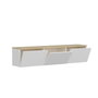 Hanah Home Soporte para TV Blanco y Roble